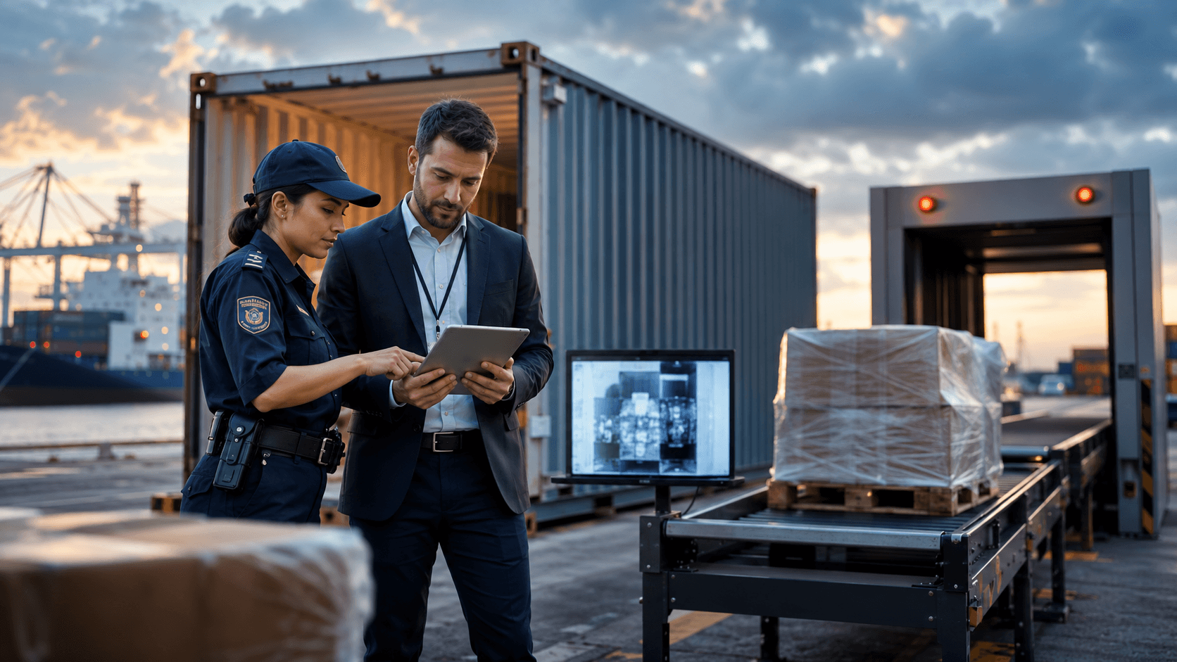 Customs clearance documentation and international cargo procedures